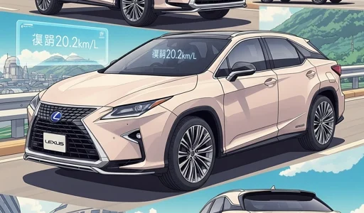 レクサスRX350hの燃費は20.2km/L？WLTC・実燃費・満足度を数値で