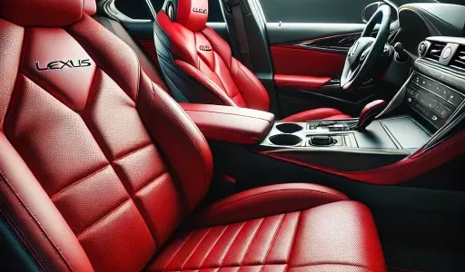 レクサスの内装で赤シートの値段や汚れ対策｜各車種の口コミ評価も